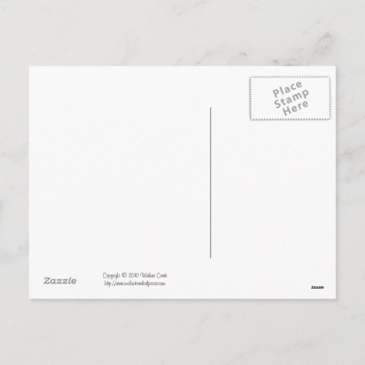 かわいいアルパカのバレンタインデーの郵便はがき シーズンポストカード (裏面)