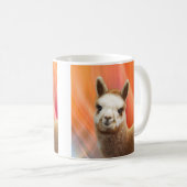 かわいいアルパカのマグ コーヒーマグカップ (正面右)