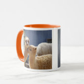かわいいアルパカのマグ マグカップ (正面左)