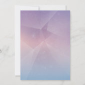 かわいいアルパカの男の子の女の子はベビーシャワー招待状を結び付けます 招待状 (裏面)