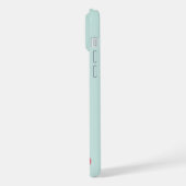 かわいいアルパカの顔 iPhoneケース (左側面)