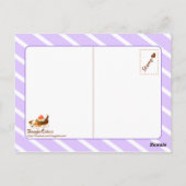 かわいいアルパカフレンズハガキ ポストカード (裏面)