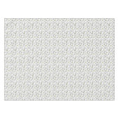 かわいいアルパカ及びサボテンパターン テーブルクロス (正面(横))