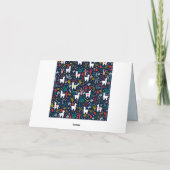 かわいいアルパカ カード (裏面)