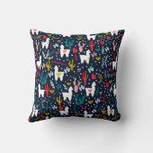 かわいいアルパカ クッション (裏面)