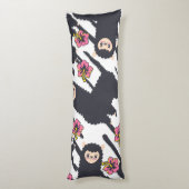 かわいいアルパカ ボディピロー (裏面 (縦))