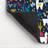 かわいいアルパカ マウスパッド (コーナー)