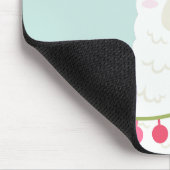 かわいいアルパカ マウスパッド (コーナー)