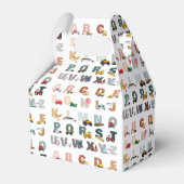 かわいいアルファベットABCトラック、輸送車 フェイバーボックス (裏面サイド)