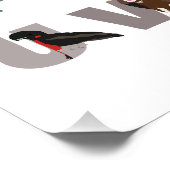 かわいいアルファベットABC動物教室子供部屋 ポスター (コーナー)