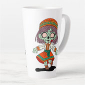 かわいいアルメニアンゾンビ カフェラテマグ (右アングル)