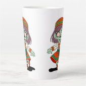 かわいいアルメニアンゾンビ カフェラテマグ (正面)