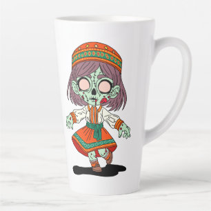 かわいいアルメニアンゾンビ カフェラテマグ