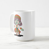 かわいいアルメニアンゾンビ コーヒーマグカップ (正面左)
