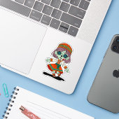かわいいアルメニアンゾンビ シール (ノートパソコンとiPhone)