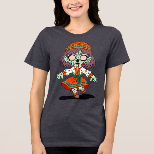 かわいいアルメニアンゾンビ トライブレンドＴシャツ (正面)