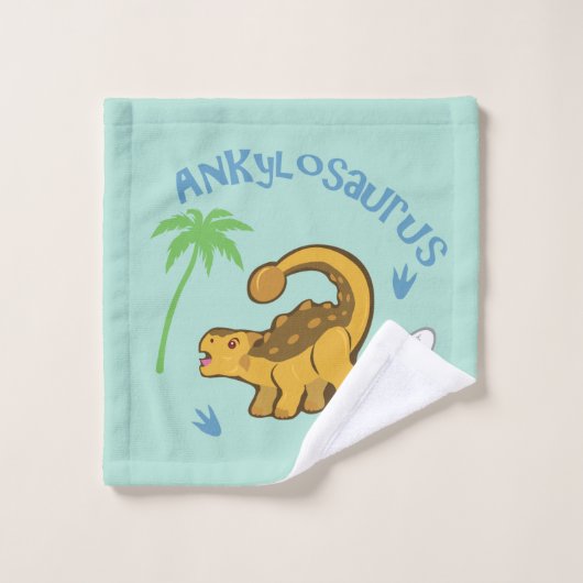 かわいいアンキロザウルス ウォッシュタオル (ウォッシュタオル)