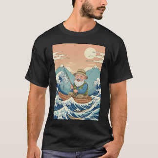 かわいいアングラー Tシャツ