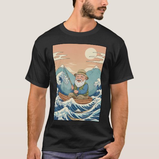 かわいいアングラー Tシャツ (正面)