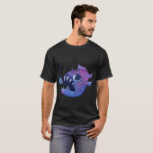 かわいいアンコウ(紫) Tシャツ (正面フル)