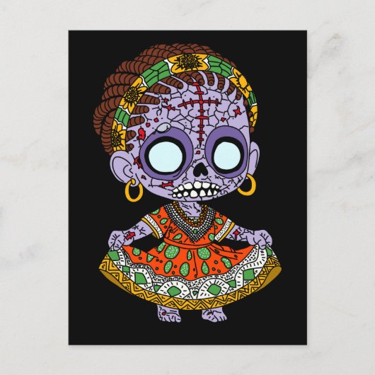 かわいいアンゴゾンビ ポストカード (正面)