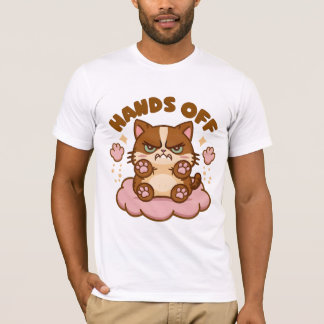 かわいいアンチ社交猫 Tシャツ