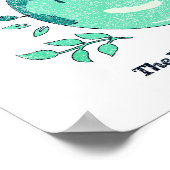 かわいいアースデイ毎日、かわいいかわいい ポスター (角)