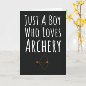 かわいいアーチェリーカード 赤ちゃんの男の子 子供 アーチャー スポーツ カード (黄色い花)