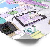 かわいいアートのポスタープリント – 甥 ポスター (角)