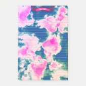 かわいいアートの雲が並パーソナライズされたぶ投稿It Notes ポストイット (正面)