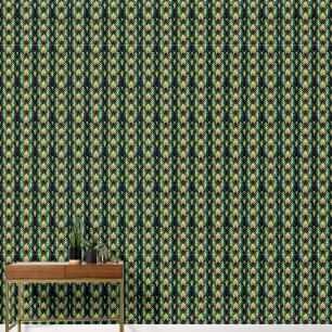 かわいいアートデコタイル模様 壁紙