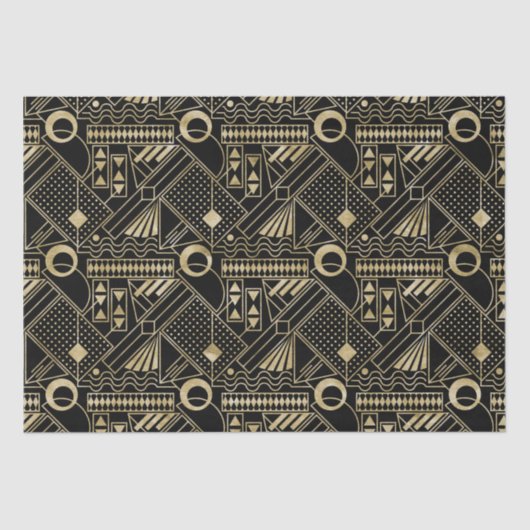 かわいいアートデコパターンパーティー組織 薄葉紙 (正面)