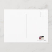 かわいいアートデコ・レトロ・ヴィンテージのホリデー・クリスマス・レディ シーズンポストカード (裏面)