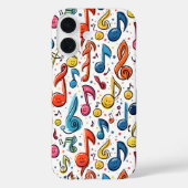 かわいいアートミュージカルノート抽象芸術 Case-Mate iPhoneケース (裏面)