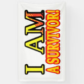 かわいいアートワークデザイン「SURVIVER」。買今 横断幕 (縦)