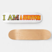 かわいいアートワークデザイン「SURVIVER」。買 スケートボード (横)