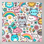 かわいいアート ポスター (正面)