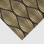 かわいいアールデコの葉のパターンパーティー 薄葉紙 (詳細)