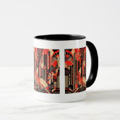 かわいいアールデコ好き マグカップ (正面右)