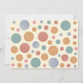 かわいいイエローアヒルの誕生日パーティーの招待状 招待状 (裏面)