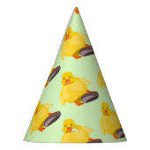 かわいいイエローアヒル パーティーハット (左)