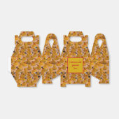 かわいいイエローゴムアヒルパーソナライズされた フェイバーボックス (折り畳みなし)