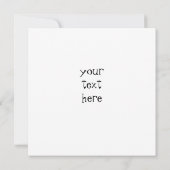 かわいいイエロースクーターありがとうカスタマイズITカード (裏面)