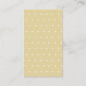 かわいいイエロースターモバイルおむつラッフルベビーシャワー エンクロージャーカード (裏面)