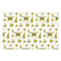 かわいいイエロータータンチェックサンタと財布