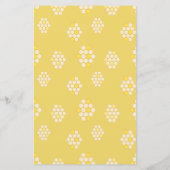 かわいいイエロービーベイビーシャワーアドバイスと予測 (裏面)