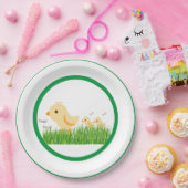 かわいいイエローベビーシック赤ちゃんシャワー ペーパープレート (パーティー)