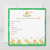 かわいいイエローベビーシック赤ちゃんシャワー 招待状 (正面)