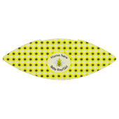 かわいいイエローベビービージェンダーリビールニュートラルカスタム アメリカンフットボール (パネル)