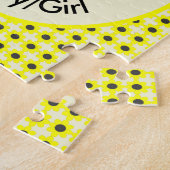 かわいいイエローベビービージェンダーリビールニュートラルカスタム ジグソーパズル (側面)